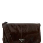 Prada Chocolate Leather Crossbody Bag