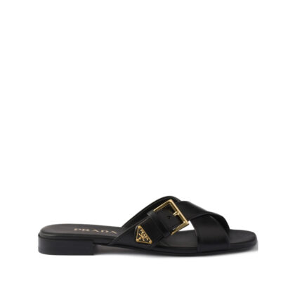 Prada Criss-cross Buckle Sandals