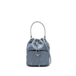 Prada Drawstring Zip Bucket Bag