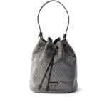 Prada Mini Crystal-embellished Bucket Bag