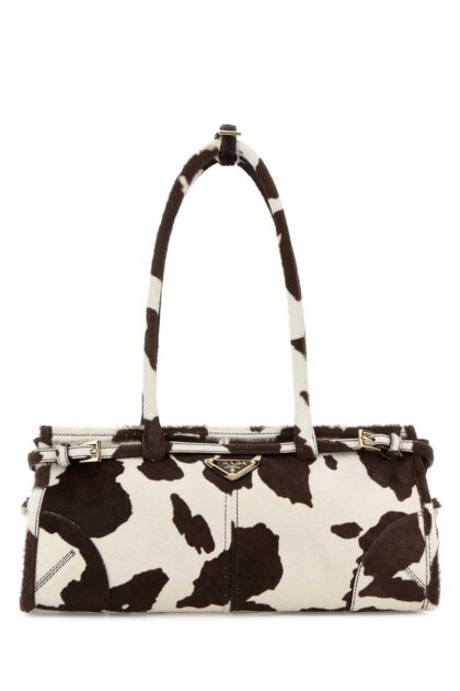 Prada Printed Calf Hair Bonnie Shoulder Bag