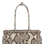 Prada Printed Leather Medium Bonnie Shoulder Bag