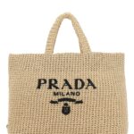 Prada Raffia Shopping Bag