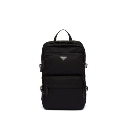 Prada Re-Nylon And Saffiano Leather Backpack