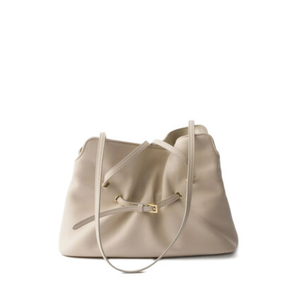 Prada Small Dada Leather Shoulder Bag