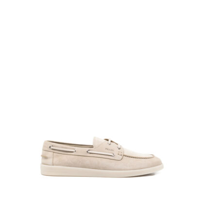 Prada Suede Boat Shoes