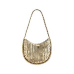 Rabanne Moon Reversible Leather Shoulder Bag