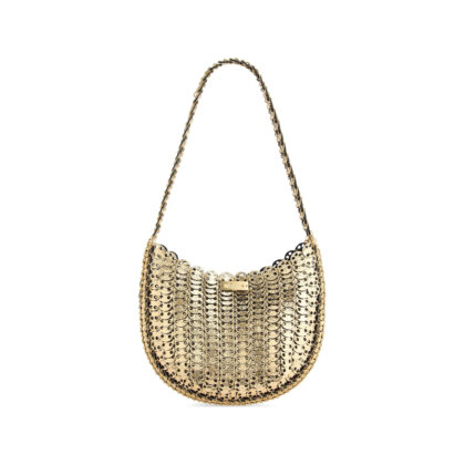 Rabanne Moon Reversible Leather Shoulder Bag