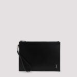 Saint Laurent Cassandre Tablet Holder In Shiny Leather With Zip