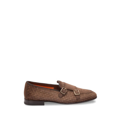 Santoni Double-buckle Loafers
