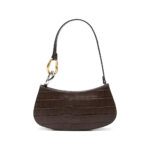 Staud Ollie Crocodile-effect Shoulder Bag