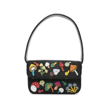 Staud Tommy Beaded Shoulder Bag