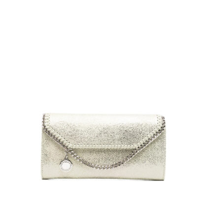Stella Mccartney Falabella Logo-charm Clutch Bag