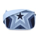 Stella Mccartney Kids Star Motif Denim Crossbody Bag