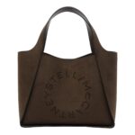 Stella McCartney Suede Stella Logo Tote Bag