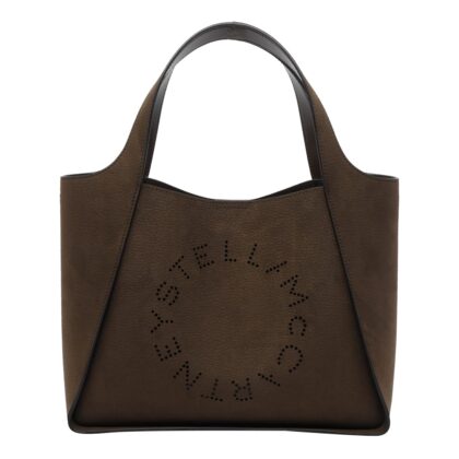 Stella McCartney Suede Stella Logo Tote Bag