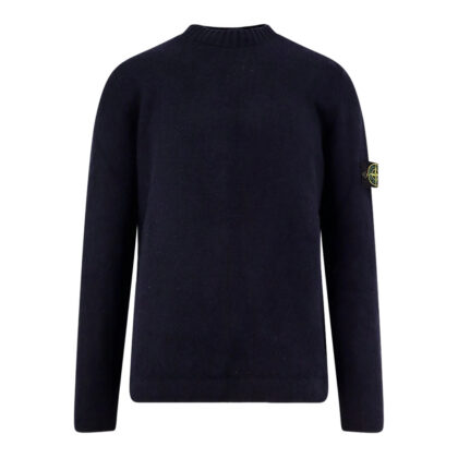 Stone Island Crew-neck Logo-patch Sweater