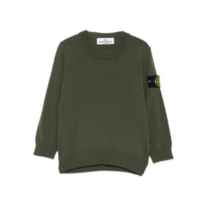 Stone Island Logo-patch Wool Sweater