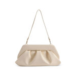 The-moirè Bios Ruched-effect Clutch Bag