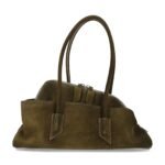 The Attico Suede Leather Asymmetric La Passeggiata Tote Bag