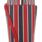 Thom Browne Printed Leather Mini Bucket Bag