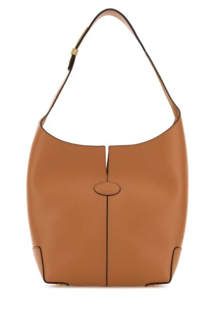 Tod's Orange Leather Bucket Bag