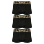 Versace Underwear Greca Border Boxers (pack Of Three)