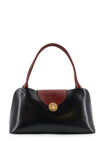 Versace Vivian Leather Shoulder Bag