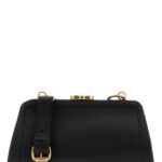 Vivienne Westwood Black Leather Ascot Crossbody Bag