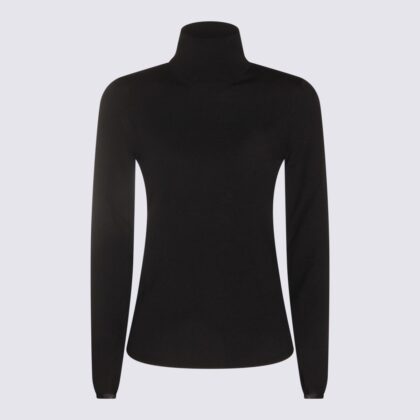 Zanone Black Wool Knitwear