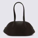 Aesther Ekme Dark Brown Leather Cosmo Bowling Top Handle Bag