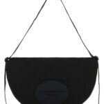Alexander Wang Black Canvas Large Bo Shoulder Bag
