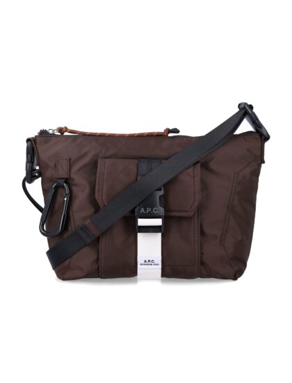 A. p.c. Brown Treck Shoulder Bag