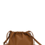 A. P.C. Ninon Brown Crossbody Bag With Drawstring And Logo Lettering Ecoleather For Women - Women