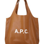 A. P.C. Ninon tote bag with logo Camel Polyurethane - Unisex