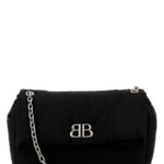 Balenciaga Black Nylon Medium Monaco Shoulder Bag Borse A Tracolla - Women