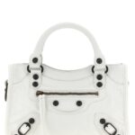 Balenciaga Le City Mini handbag White Lamb Leather (ovis Aries) Hand Bags - Women