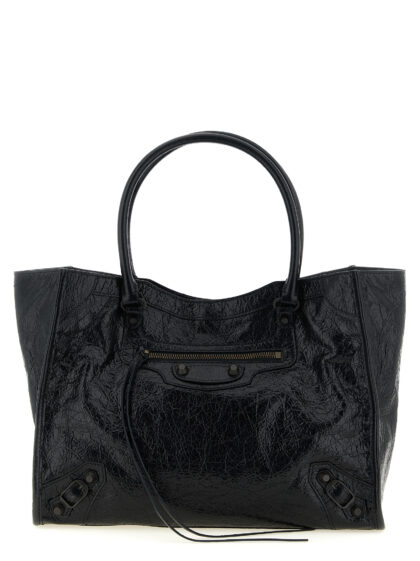 Balenciaga Le City small shopping bag Black Lamb Leather (ovis Aries) Tote - Women
