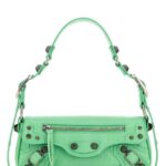 Balenciaga Light Green Leather Le Cagole Sling Xs Shoulder Bag