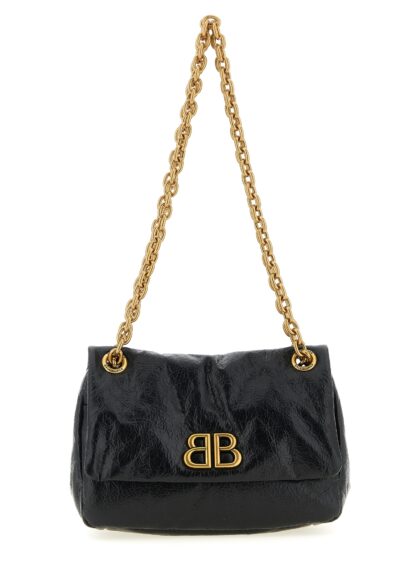 Balenciaga Monaco mini shoulder bag Black Calfskin Leather (bos Taurus) - Women