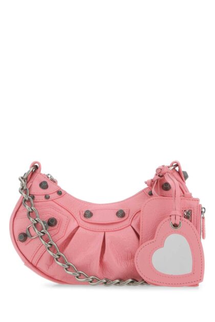 Balenciaga Pink Nappa Leather Le Cagole Xs Crossbody Bag 5812 Borse A Tracolla - Women