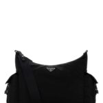 Black Re-Nylon Prada Explore Shopping Bag Nero Borse A Mano - Men