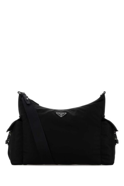 Black Re-Nylon Prada Explore Shopping Bag Nero Borse A Mano - Men