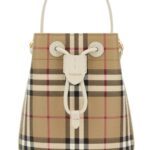 Burberry Printed Canvas Bucket Bag