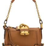 Chloé Biscuit Leather Small Paddington Shoulder Bag