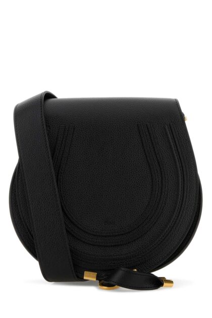 Chloé Black Leather Marcie Crossbody Bag Borse A Tracolla - Women