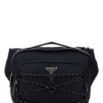 Dark Blue Re-Nylon Prada Speedrock Belt Bag Bleu Borse A Mano - Men
