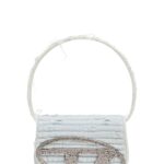 Diesel 1dr Denim Shoulder Bag With Rhinestone D Logo