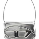 Diesel Silver Leather 1dr Shoulder Bag