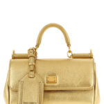 Dolce & Gabbana My Sicily mini handbag Gold Calf Leather Pvc Hand Bags - Women